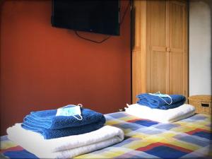 מיטה או מיטות בחדר ב-Richmond Luxury flat Fabulous location