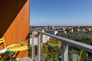 Balkón alebo terasa v ubytovaní Apartamenty Your Seaside