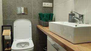 Kúpeľňa v ubytovaní Noclegi Pod Parkową - Krynica-Zdrój