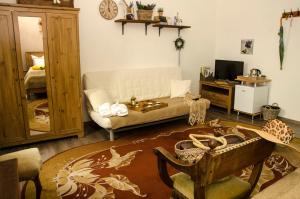 TV a/nebo společenská místnost v ubytování Trubarjev Art Boutique hotel