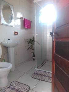 Hostel e Pousada Boa Vista tesisinde bir banyo