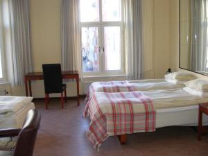 Säng eller sängar i ett rum på Hotel Continental Malmö