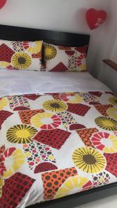 Postel nebo postele na pokoji v ubytování Hotel Palmi