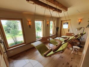 Posezení v ubytování Landhotel Großeiberhof
