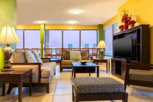 TV a/nebo společenská místnost v ubytování Quality Inn at Arlington Highlands