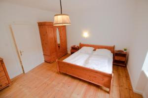 Postel nebo postele na pokoji v ubytování Villa Hardegg