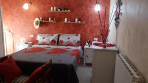 Postel nebo postele na pokoji v ubytování Suites Rome