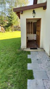 Aed väljaspool majutusasutust Luční chata