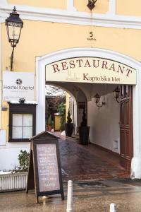 Restaurace v ubytování KAPTOL Rooms