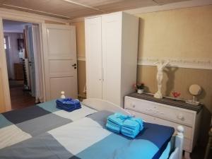 Postel nebo postele na pokoji v ubytování Insel Korsnäsudden