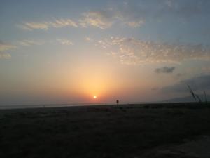 The sunrise or sunset as seen from Az apartmant or nearby