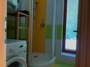 Koupelna v ubytování Apartmán Švadlenka