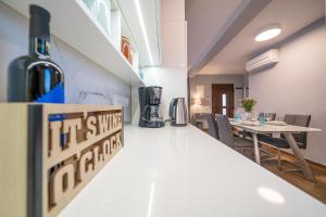 Kuchyň nebo kuchyňský kout v ubytování Villa Olivetum