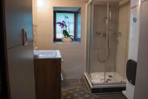 Koupelna v ubytování Ferienwohnung Slavica Dorfstrasse 94 Randa + 37 fotografií