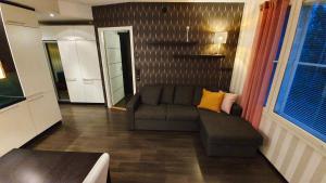 Posezení v ubytování YlläStar III 606 - 2 bdrm, sauna