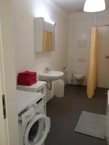 Koupelna v ubytování Schiller Apartments Fabrikantenwohnung + 18 fotografií