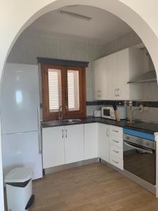 Küche/Küchenzeile in der Unterkunft Casa el Pez
