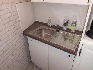 Kuchyň nebo kuchyňský kout v ubytování Apartment am Niers