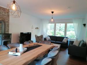 Posezení v ubytování Ferienhaus Fasanennest