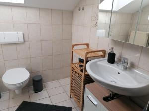 Koupelna v ubytování Ferienhaus Fasanennest