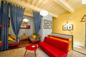 Posedenie v ubytovaní Spacious Apartment with City View in Foiano della Chiana 125 m²
