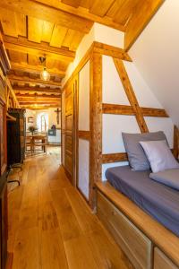 Postel nebo postele na pokoji v ubytování Apartments No 126 Loket