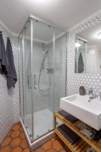Koupelna v ubytování Apartments No 126 Loket
