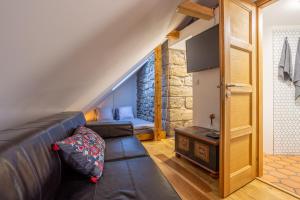 TV a/nebo společenská místnost v ubytování Apartments No 126 Loket