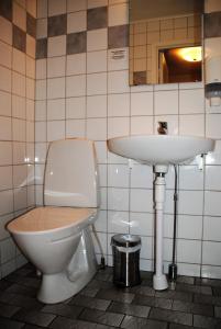 Koupelna v ubytování Hotell Vesterhavet