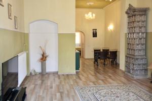 Część wypoczynkowa w obiekcie Apartman Sylva na Staré Louce 42