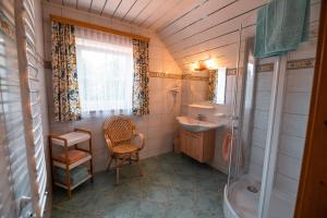Koupelna v ubytování Bio-Landhaus Kesslerhof