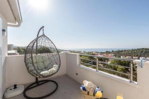 Hvar de luxe apartments 1的阳台或露台
