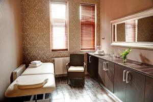 Kuchyň nebo kuchyňský kout v ubytování Hotel Jedlinka
