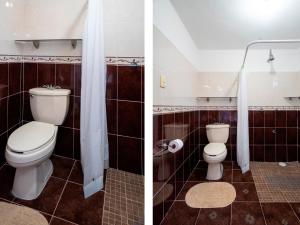 Koupelna v ubytování Hotel Casa Poblana