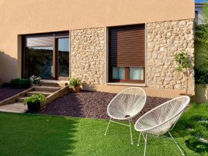 Vonkajšia záhrada v ubytovaní La Ren Lecrés Apartamento piscina jardin