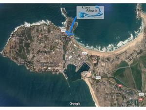 ペニシェにあるCasa Alegria by CosyCasa Praia Penicheの青を強調したオーストラリア地図