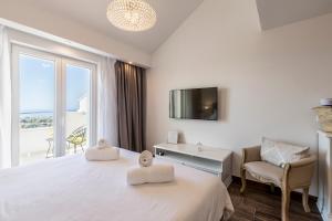 Hvar de luxe apartments 1客房内的一张或多张床位