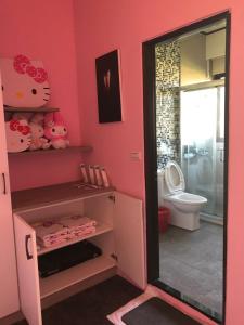 Koupelna v ubytování Ching Yu Rou B&B