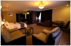 Posezení v ubytování Hotel Anika Kluang