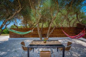 A garden outside Gaia Beach House