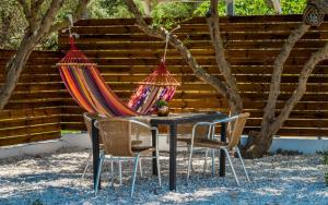 A garden outside Gaia Beach House