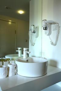 Ванная комната в Futuro Hotel Bishkek