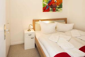 Postel nebo postele na pokoji v ubytování Lee