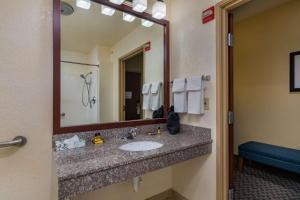 Koupelna v ubytování Best Western Plus Shamrock Inn & Suites