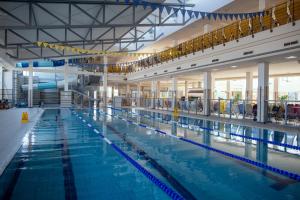 The swimming pool at or close to Rubin Relax Apartman