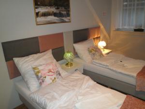 Postel nebo postele na pokoji v ubytování Apartament Esja