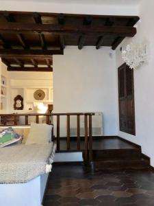 A seating area at Villa Mare Bella Chao sea view private heated solar pool AC