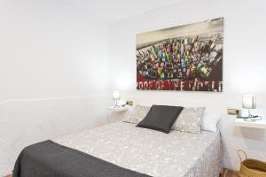Postel nebo postele na pokoji v ubytování Apartamento Alberti