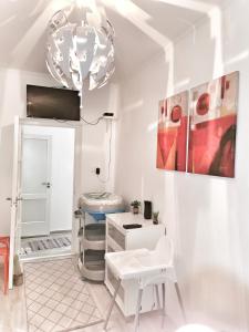 Kúpeľňa v ubytovaní Á-B Apartman