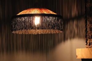 a chandelier hanging from a wall in a room at The Market House in Reading